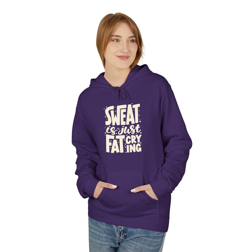Sweat Is Just Fat Crying Hoodie