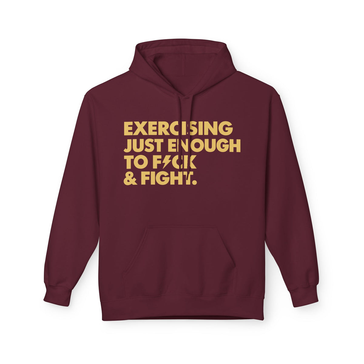 Exercising Just Enough Hoodie