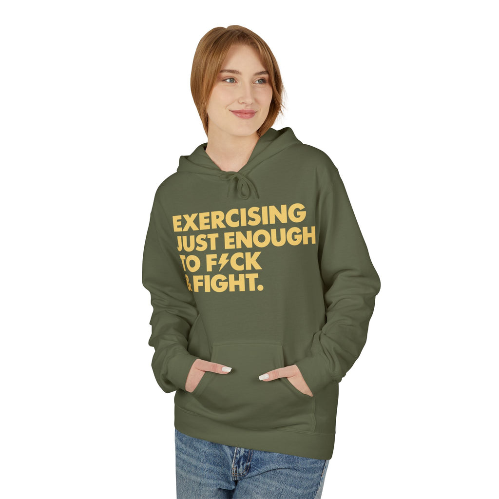 Exercising Just Enough Hoodie