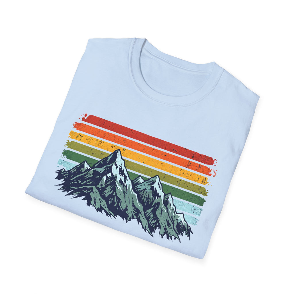 Retro Sunset Mountains Tee