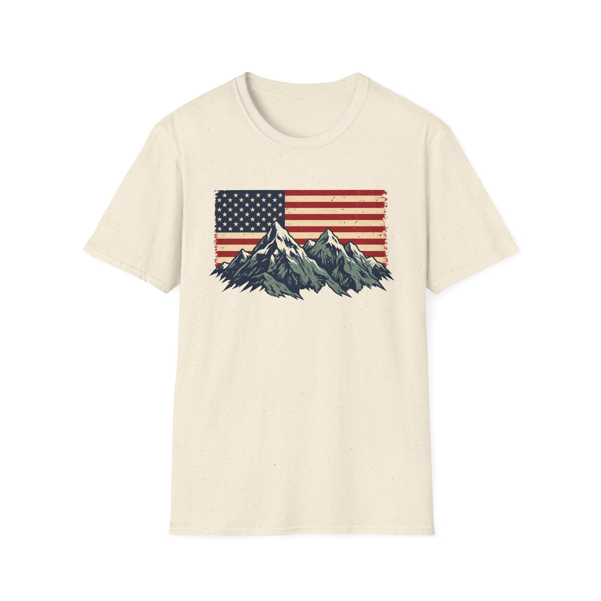 American Flag Mountains Tee
