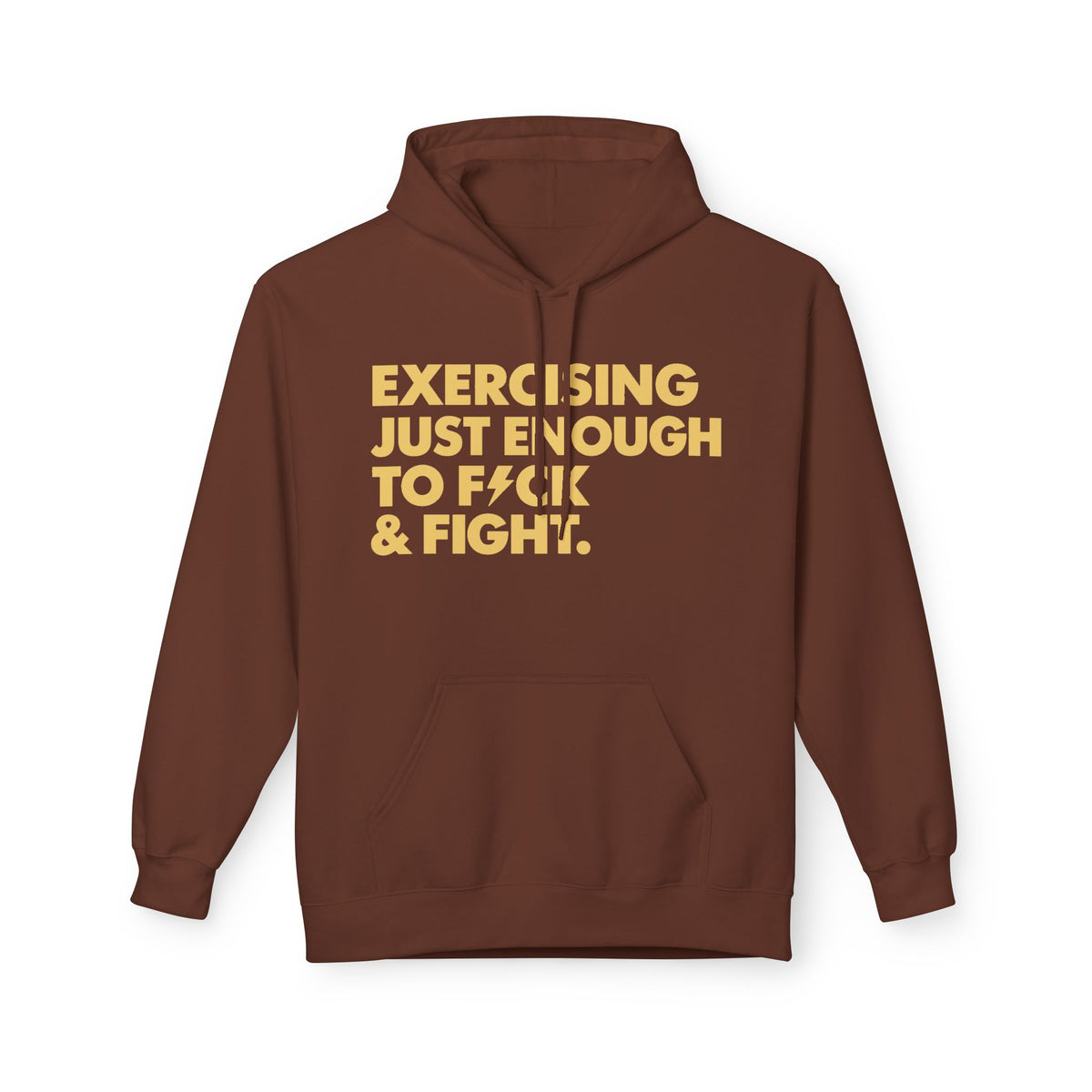 Exercising Just Enough Hoodie