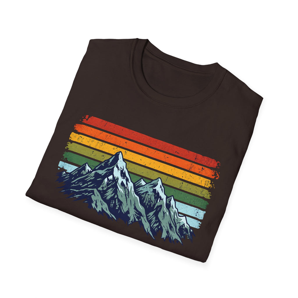 Retro Sunset Mountains Tee