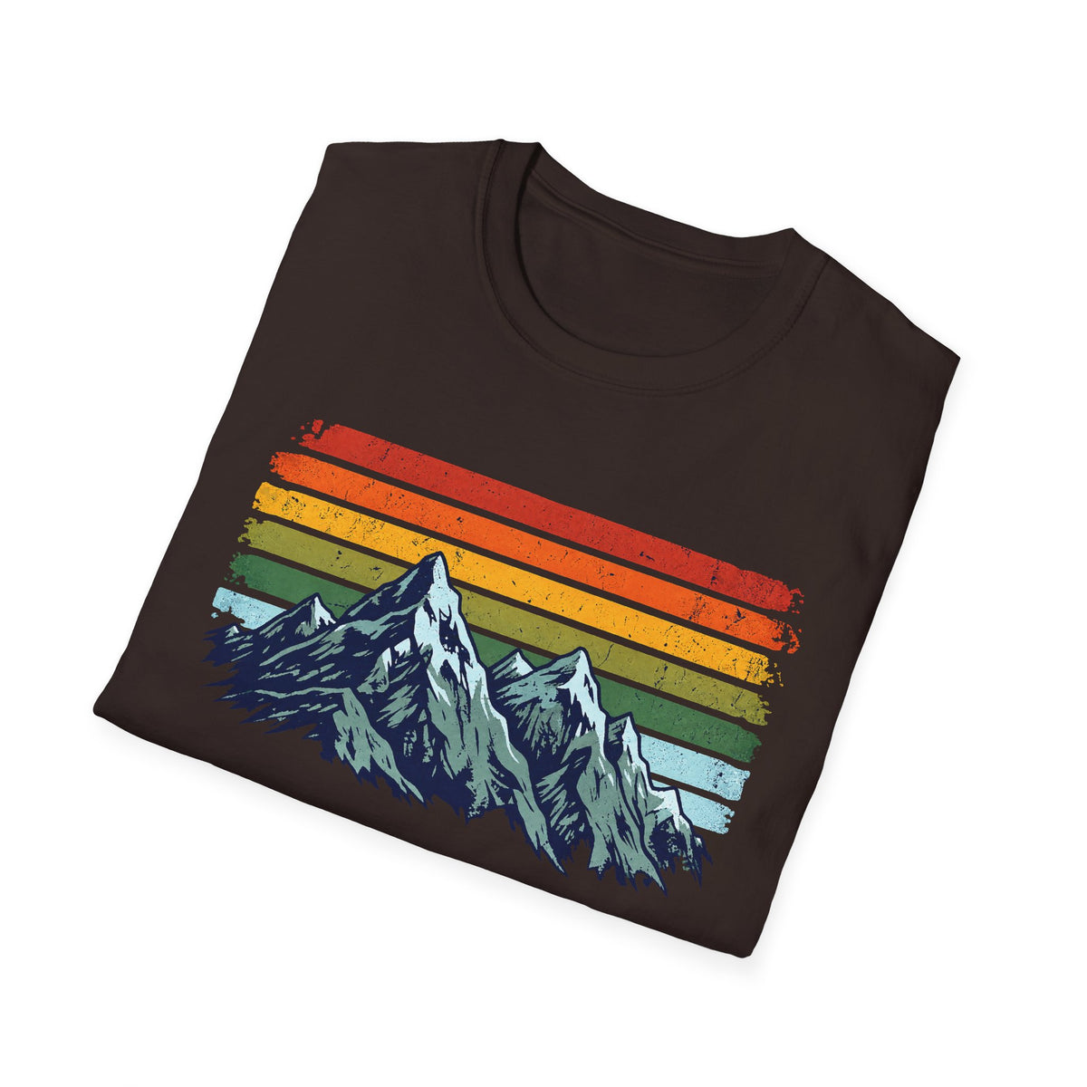 Retro Sunset Mountains Tee