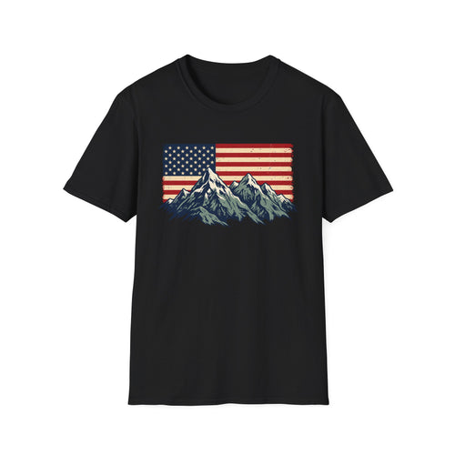 American Flag Mountains Tee
