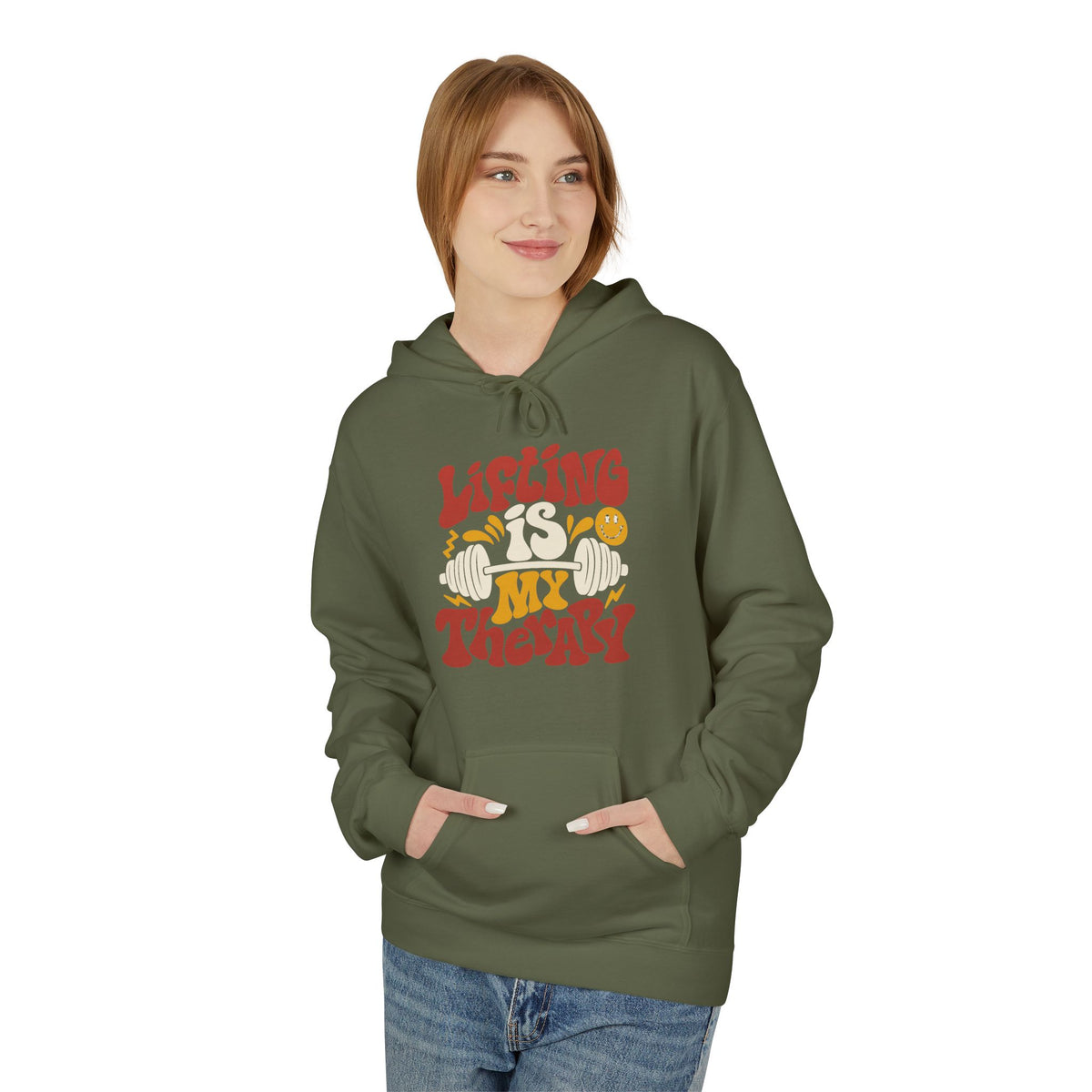 Lifting Is My Therapy Hoodie