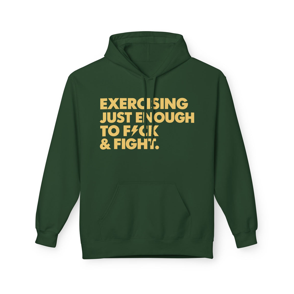 Exercising Just Enough Hoodie