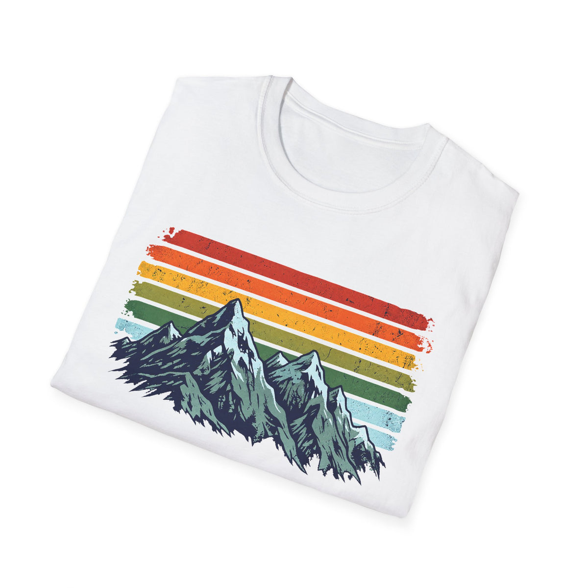 Retro Sunset Mountains Tee