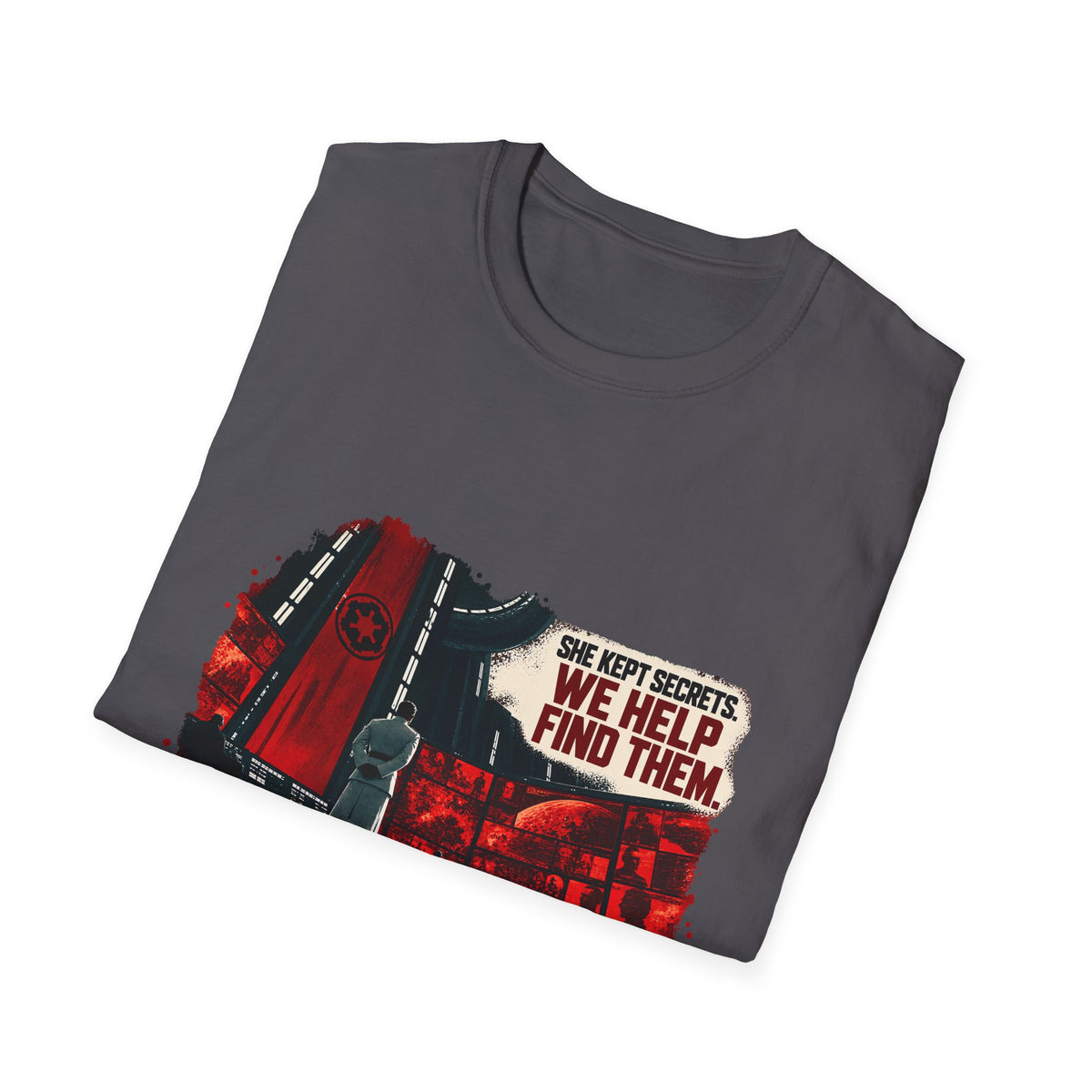 She Kept Secrets. We Help Find Them. Tee