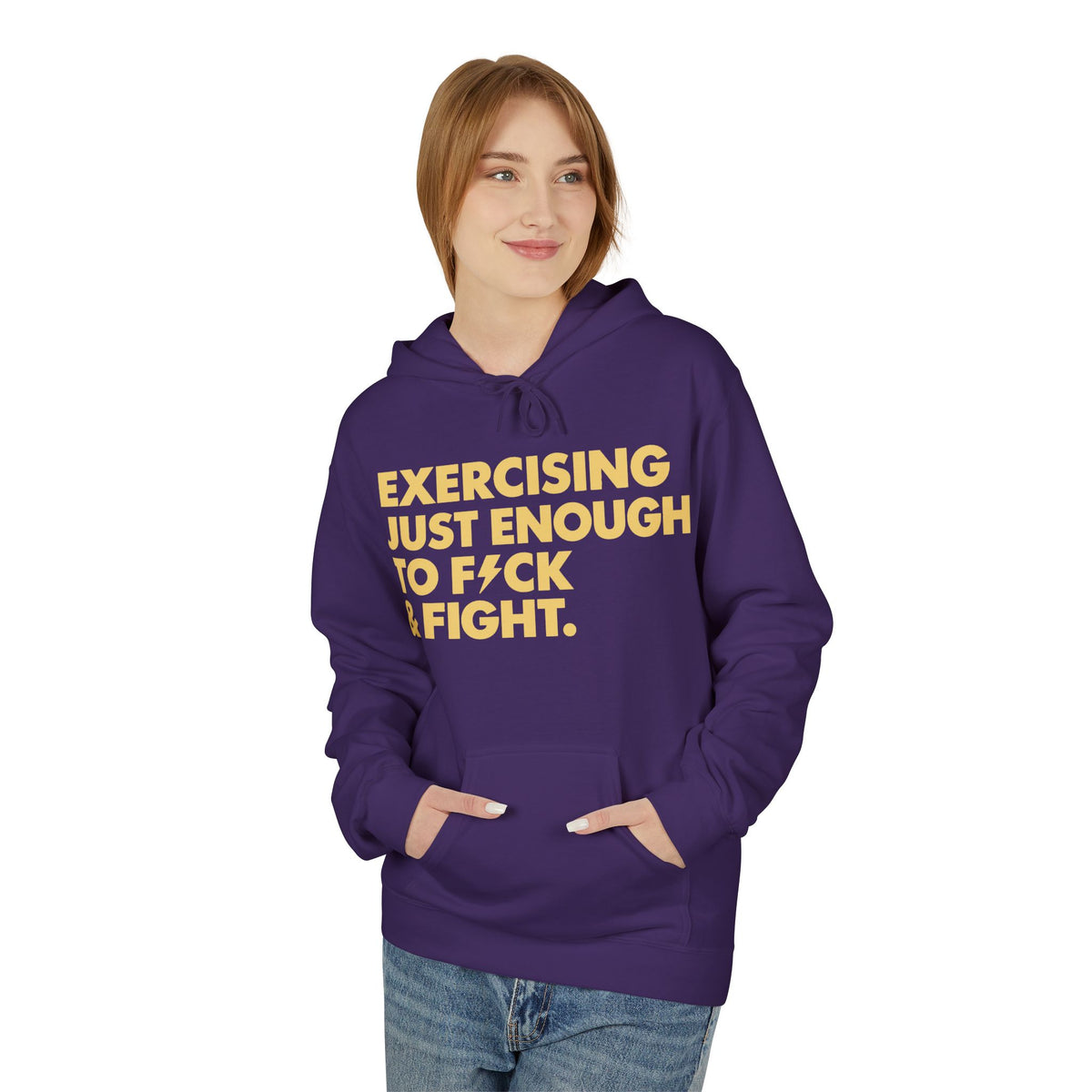 Exercising Just Enough Hoodie