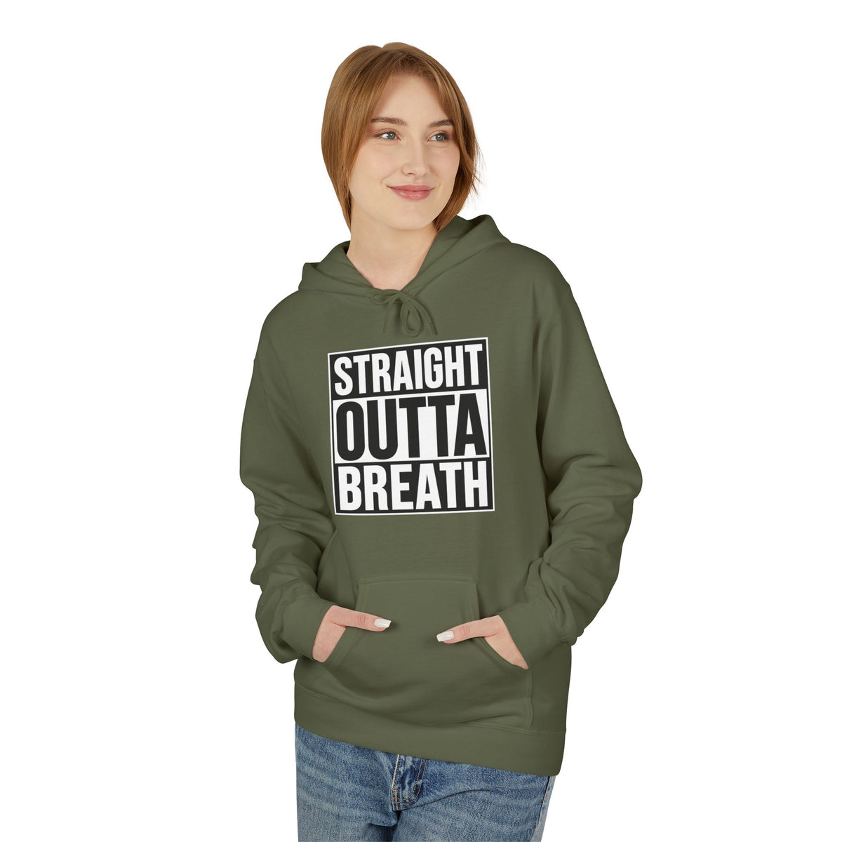 Straight Outta Breath Hoodie