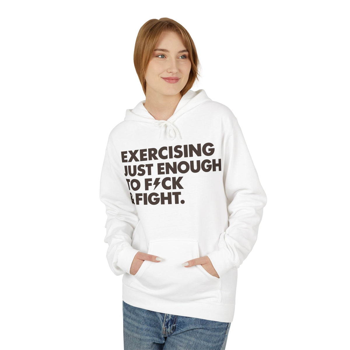 Exercising Just Enough Hoodie