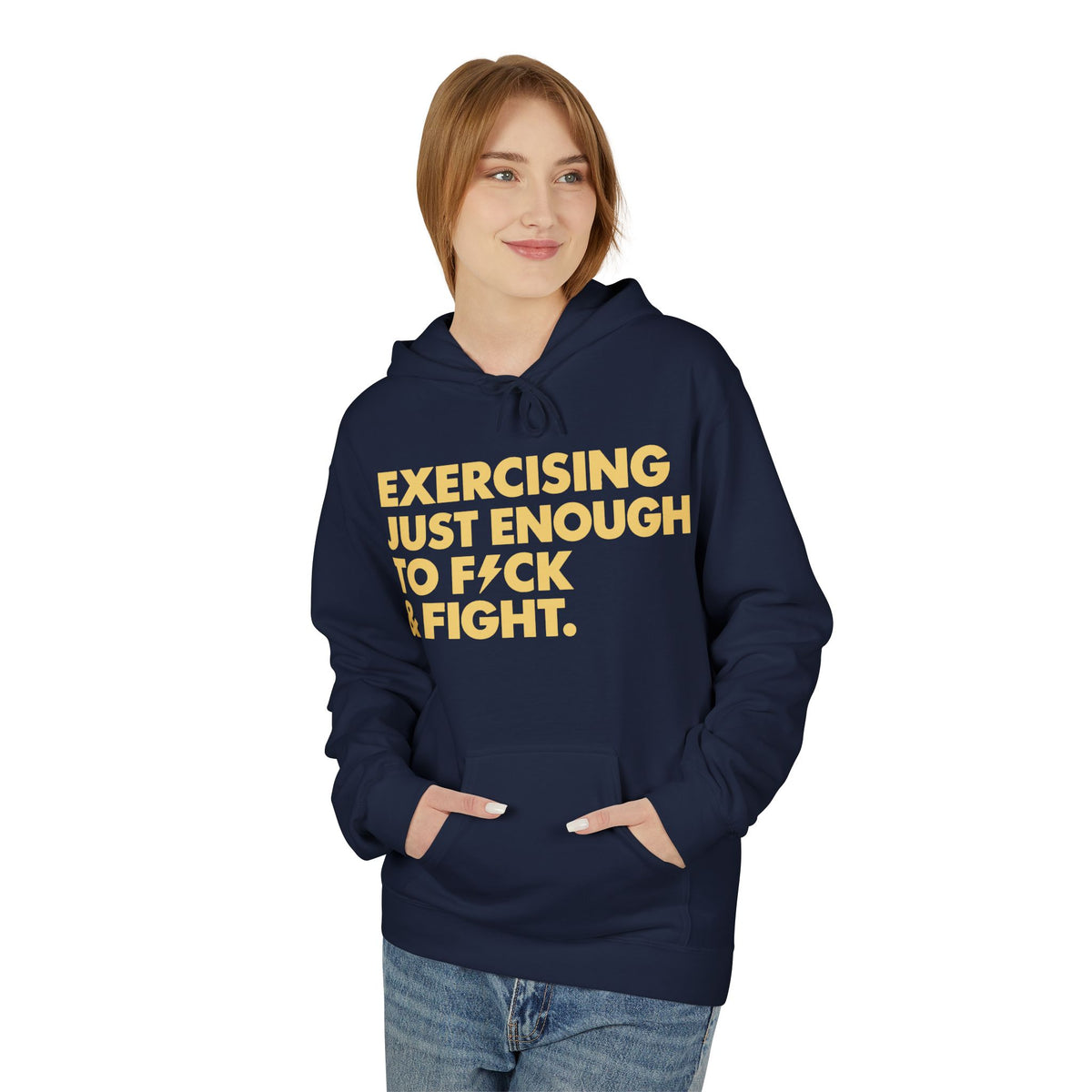 Exercising Just Enough Hoodie