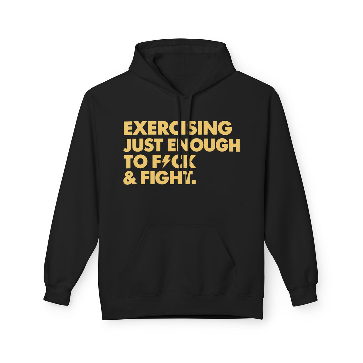 Exercising Just Enough Hoodie