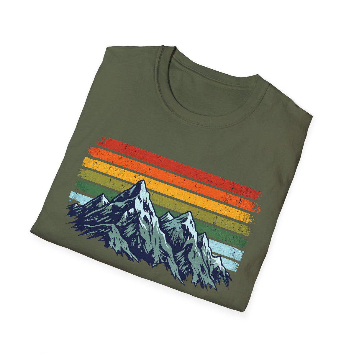 Retro Sunset Mountains Tee