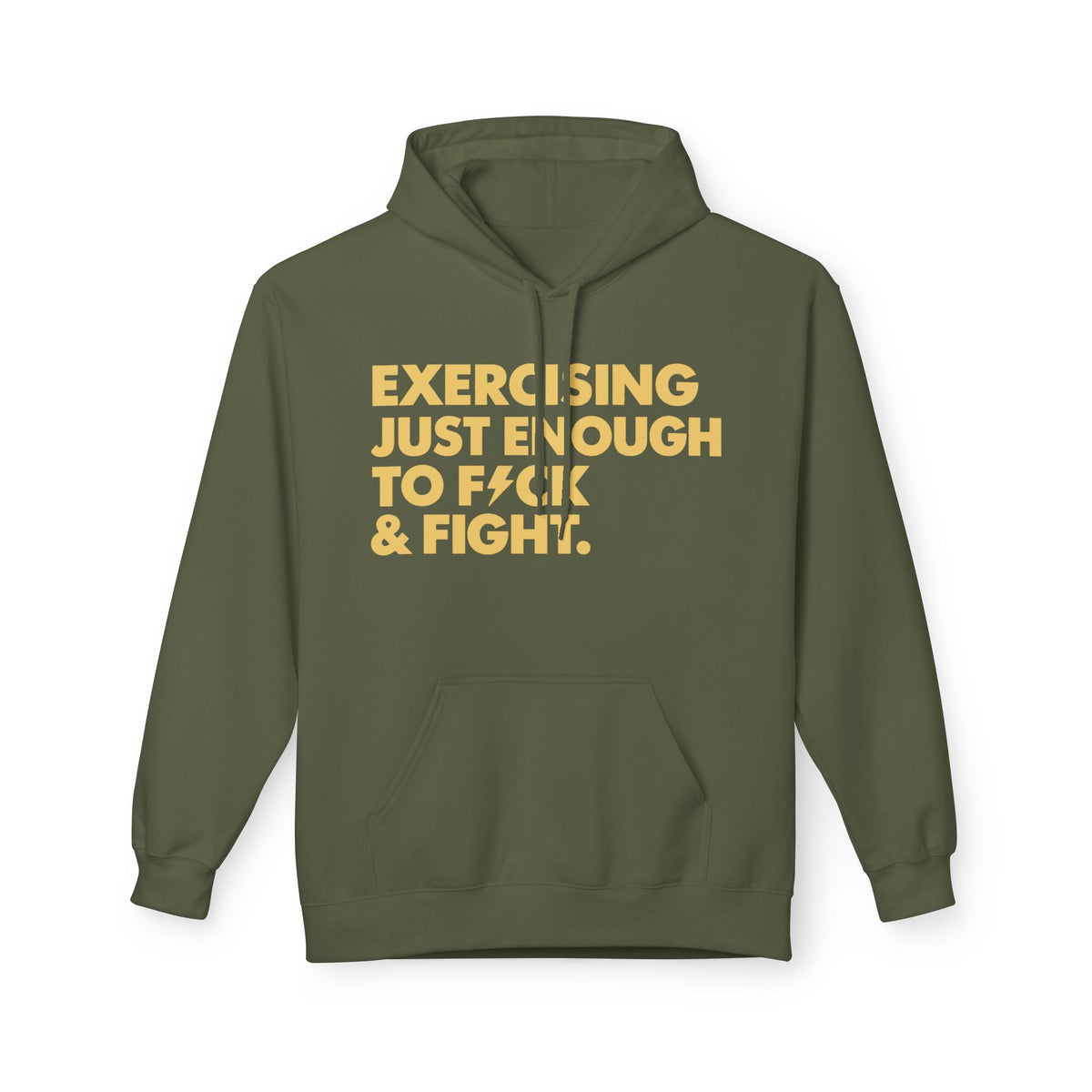 Exercising Just Enough Hoodie