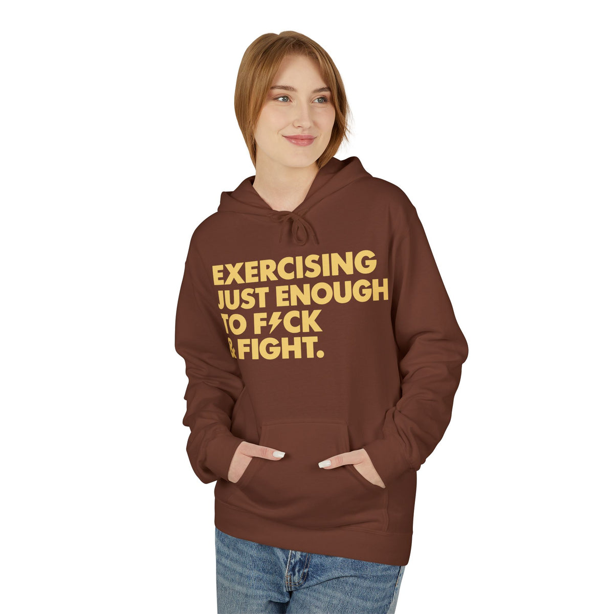 Exercising Just Enough Hoodie