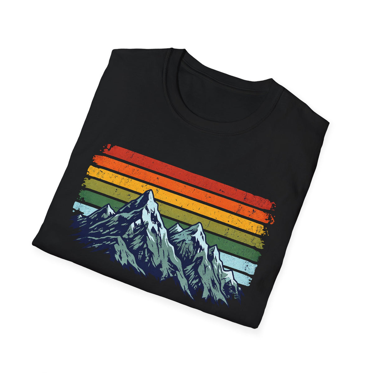 Retro Sunset Mountains Tee