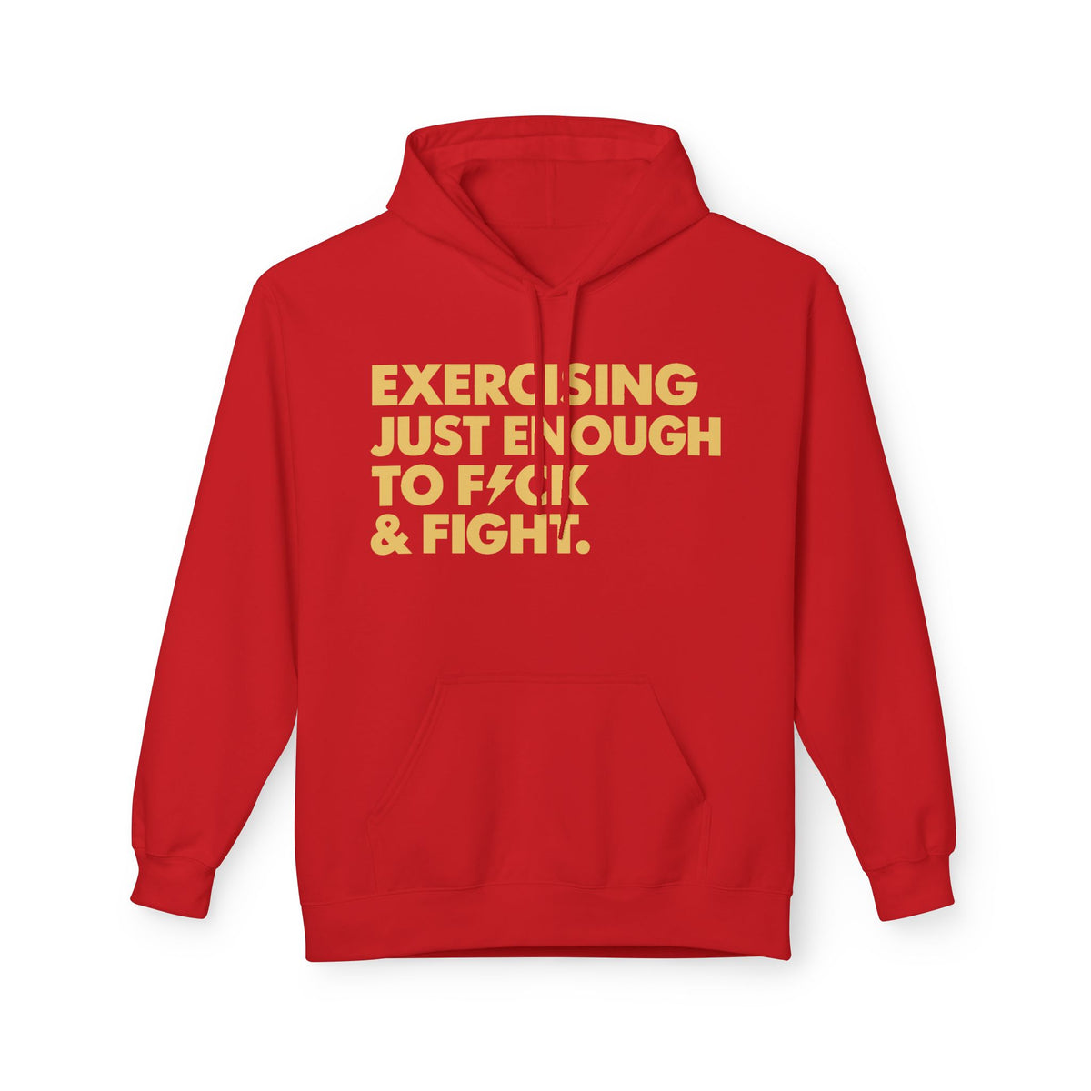 Exercising Just Enough Hoodie