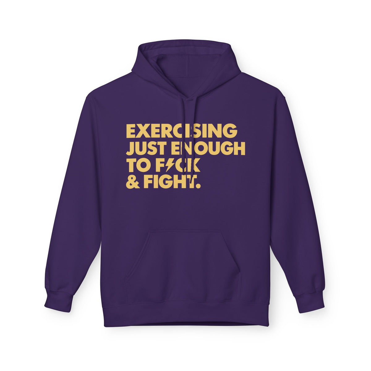 Exercising Just Enough Hoodie