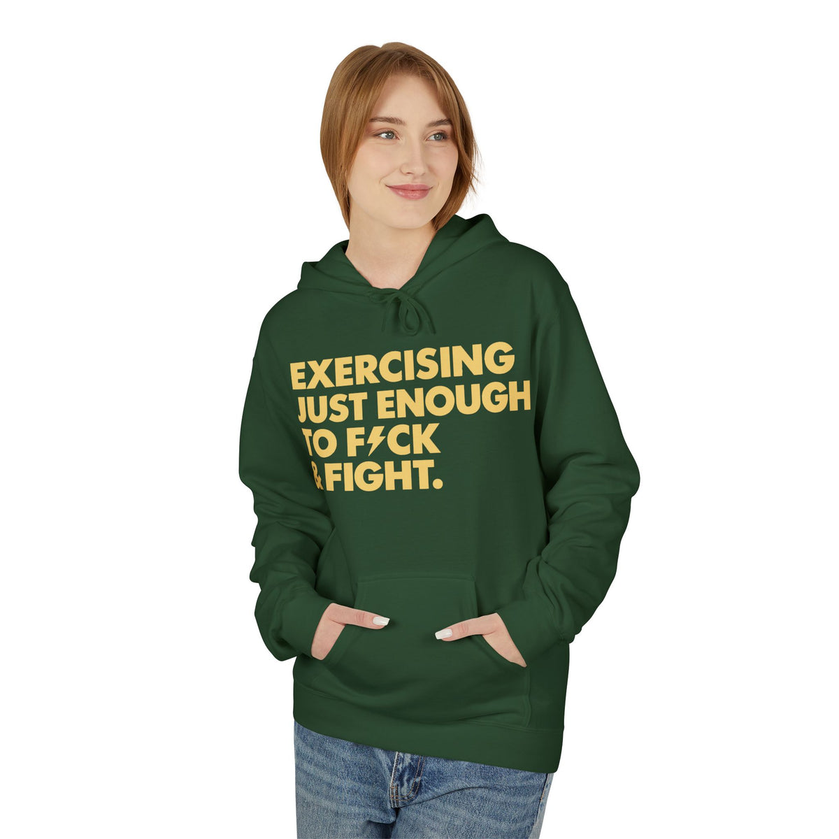 Exercising Just Enough Hoodie