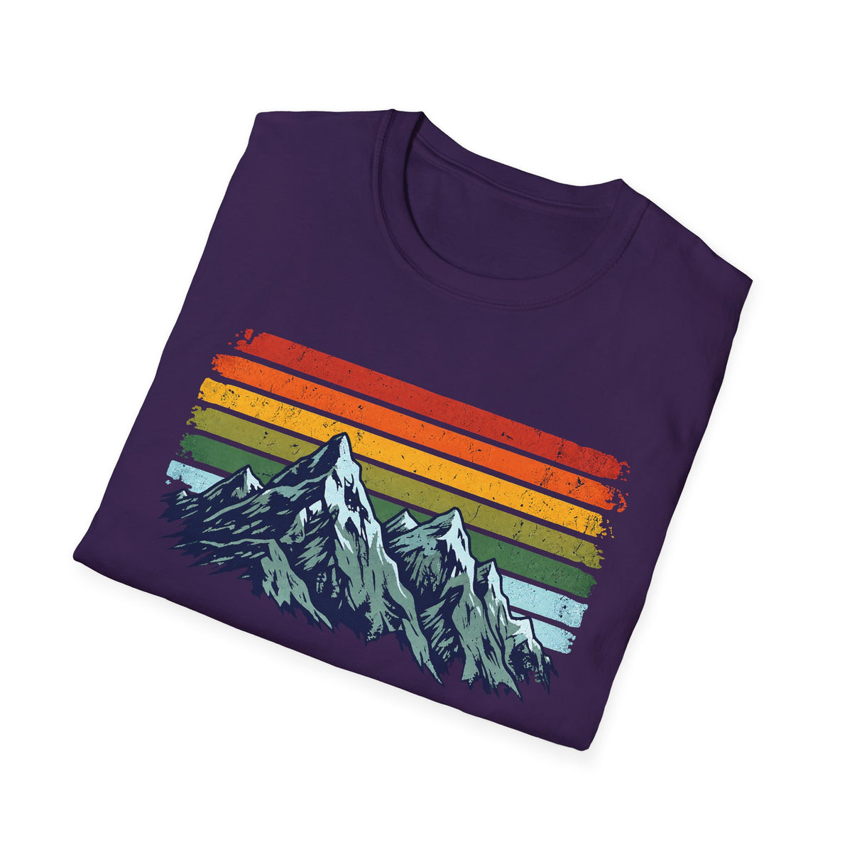 Retro Sunset Mountains Tee